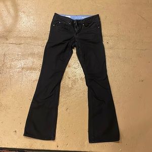 Size 26 black Gap curvy jeans